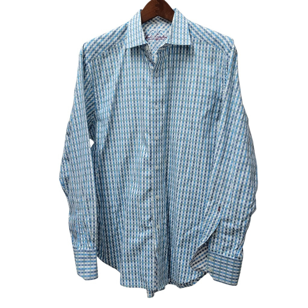 Robert Graham Men's Casual Button-Up Long-Sleeves Shirt XL Excellent Condition